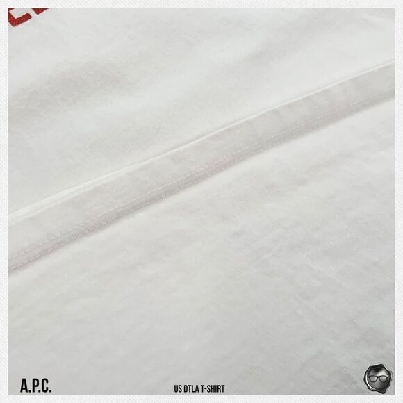 A.P.C. DOWNTOWN LOS ANGELES DTLA T-SHIRT 2017 SEASONAL CAPSULE UNISEX WHITE - Picture 7 of 13